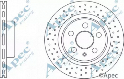 APEC BRAKING dsk3194 -  Тормозной диск